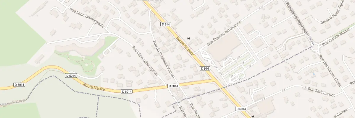Plan du 1 Rte de Paris à Bonsecours