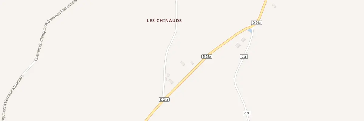 Plan du 5123 Les Chinauds à Verneuil-Moustiers