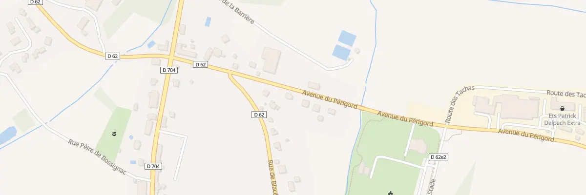 Plan du 218 Av du Périgord à Hautefort