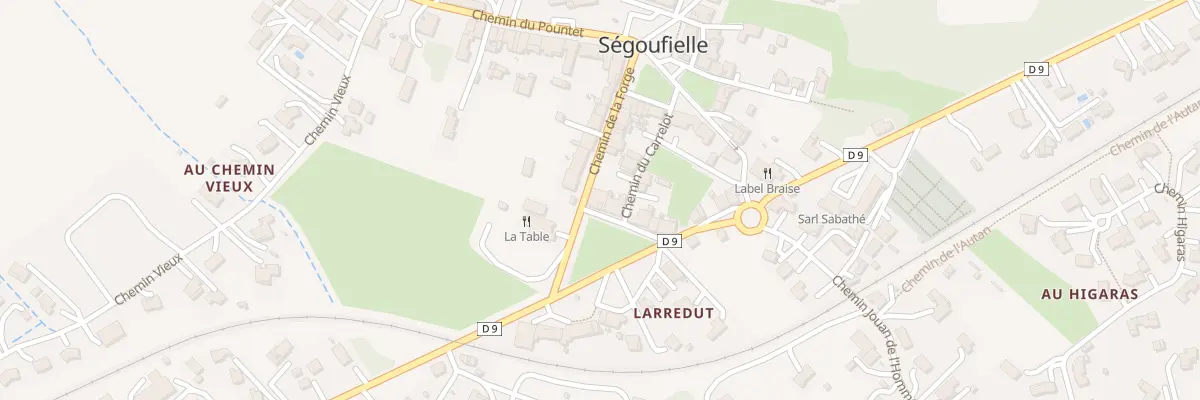 Plan du 131 Chem de la Forge à Ségoufielle