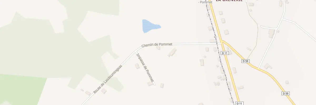 Plan du 11 Che de Pommet à Ladignac-le-Long
