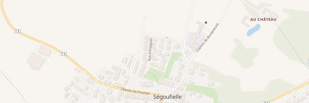 Plan du 15 Rue d’Artagnan à Ségoufielle