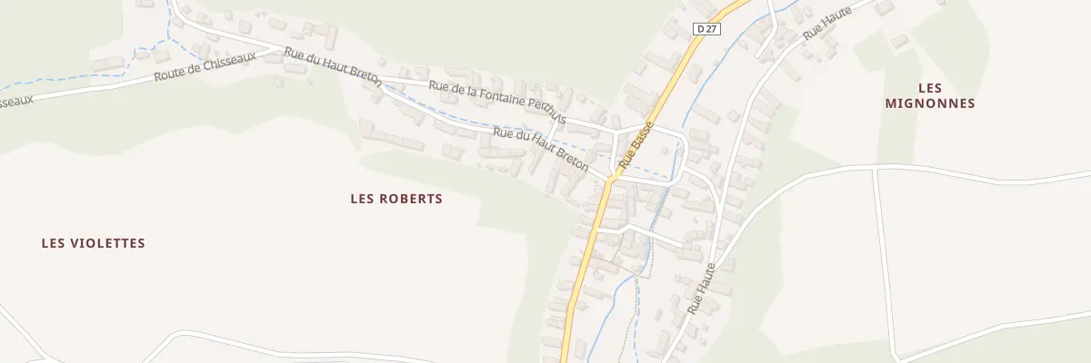 Plan du 5 Rue du Haut Breton à Chissay-en-Touraine