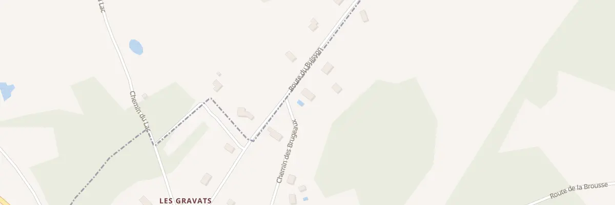 Plan du 606 Rte du Buisson à Hautefort