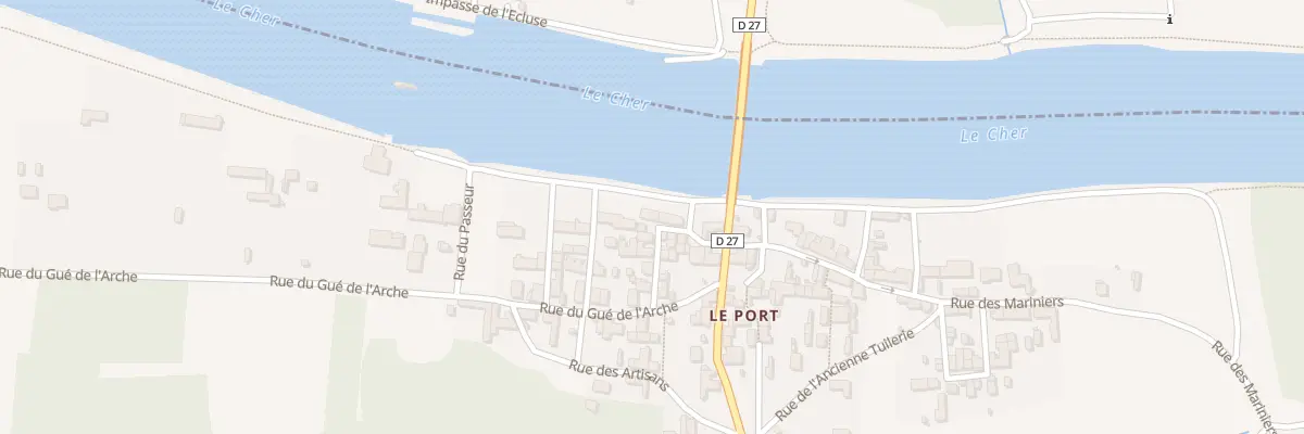 Plan du 4 Pas des Chalands à Saint-Georges-sur-Cher