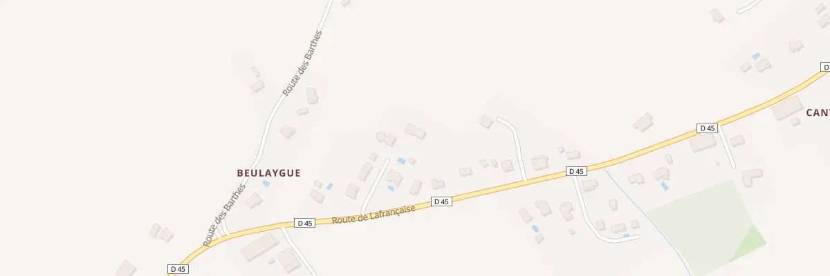 Plan du 2375 Rte de Lafrançaise à Castelsarrasin