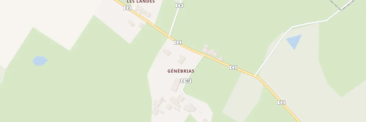 Plan du 10 Genebrias à Berneuil