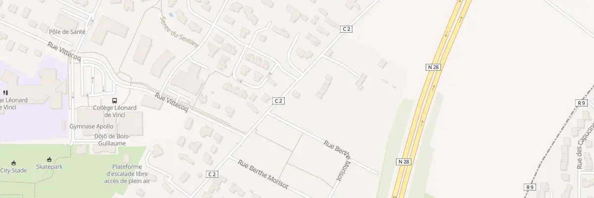 Plan du 1564 Rue Herbeuse à Bois-Guillaume