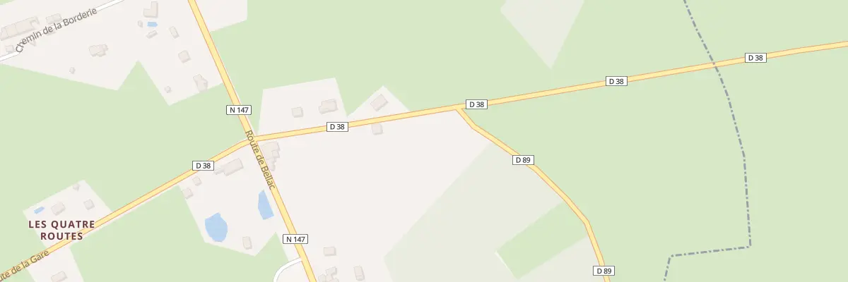 Plan du 14 Rte de Roussac à Chamboret