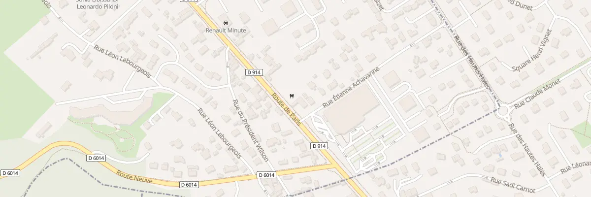Plan du 6 Rte de Paris à Bonsecours