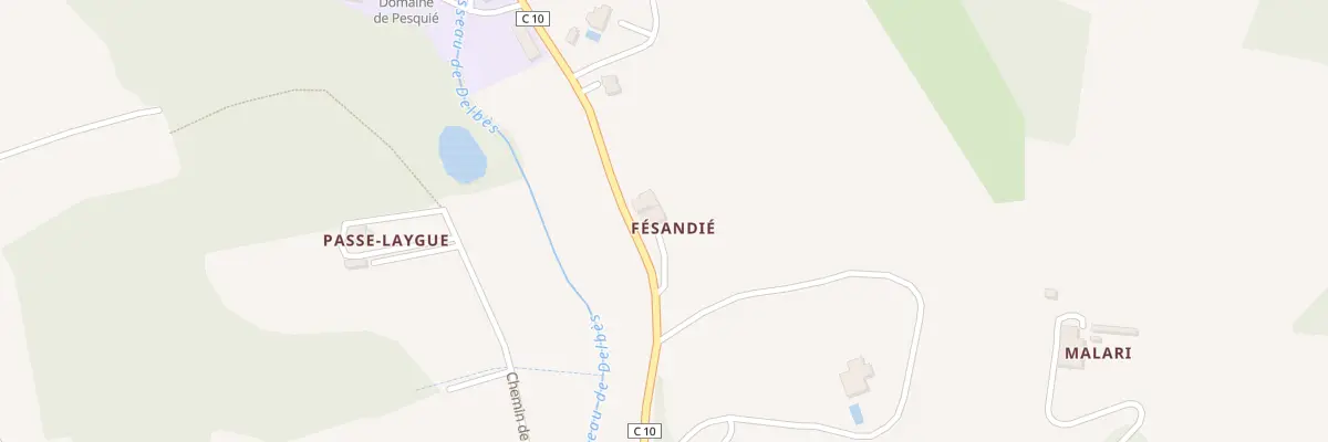 Plan du 558 Che de Montescot à Moissac