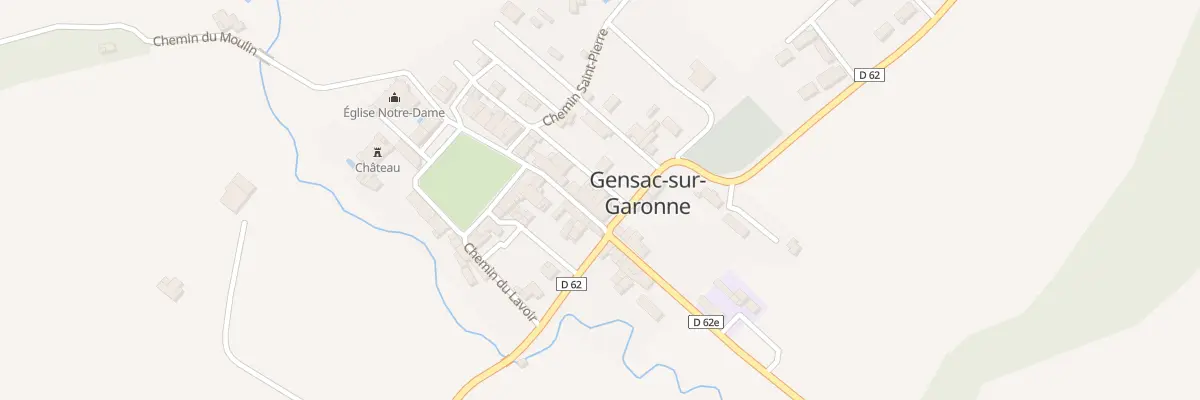 Plan du 58A Le Village à Gensac-sur-Garonne