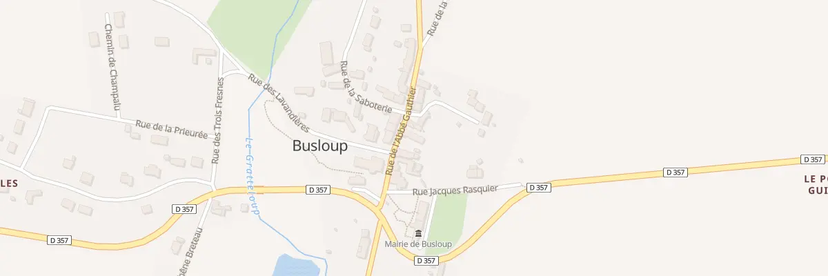 Plan du 7 Rue de l’Abbé Gauthier à Busloup