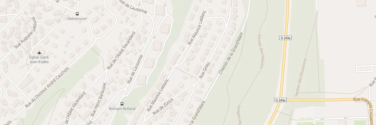 Plan du 14 Rue Maurice Leblanc à Rouen