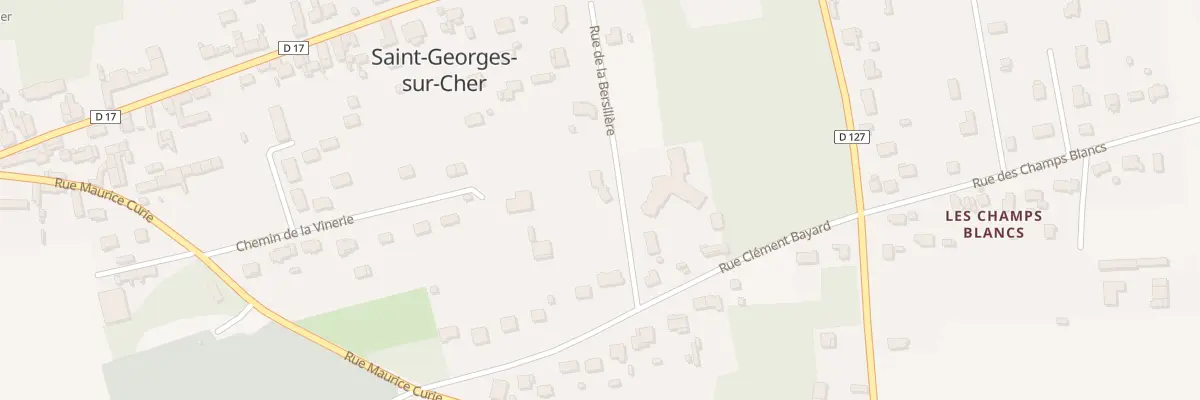 Plan du 25 Rue de la Bersilière à Saint-Georges-sur-Cher