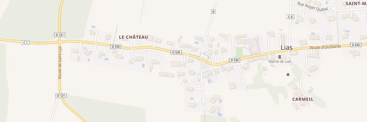 Plan du 348 Rte d’Occitanie à Lias
