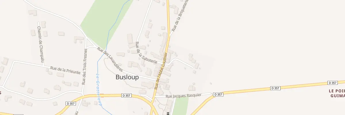 Plan du 4 Sen du Coteau à Busloup