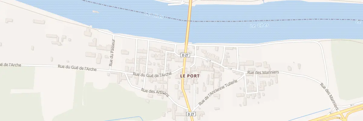 Plan du 1 Rue de l’Embarcadère à Saint-Georges-sur-Cher
