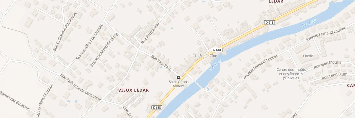 Plan du 90B Av Marechal Foch à Saint-Girons