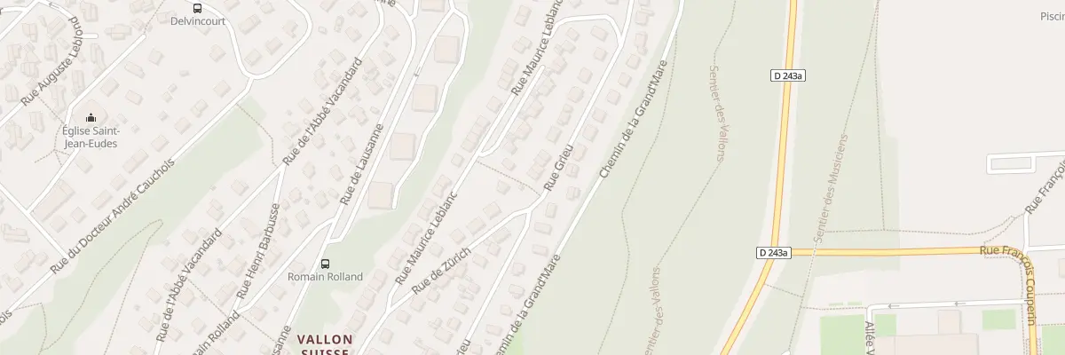 Plan du 247 Rue Grieu à Rouen