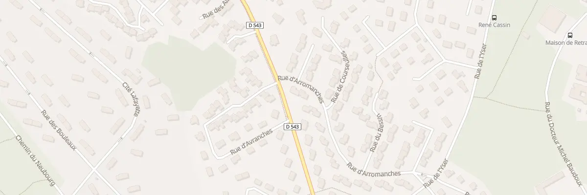 Plan du 2 Rue d’Arromanches à Évreux