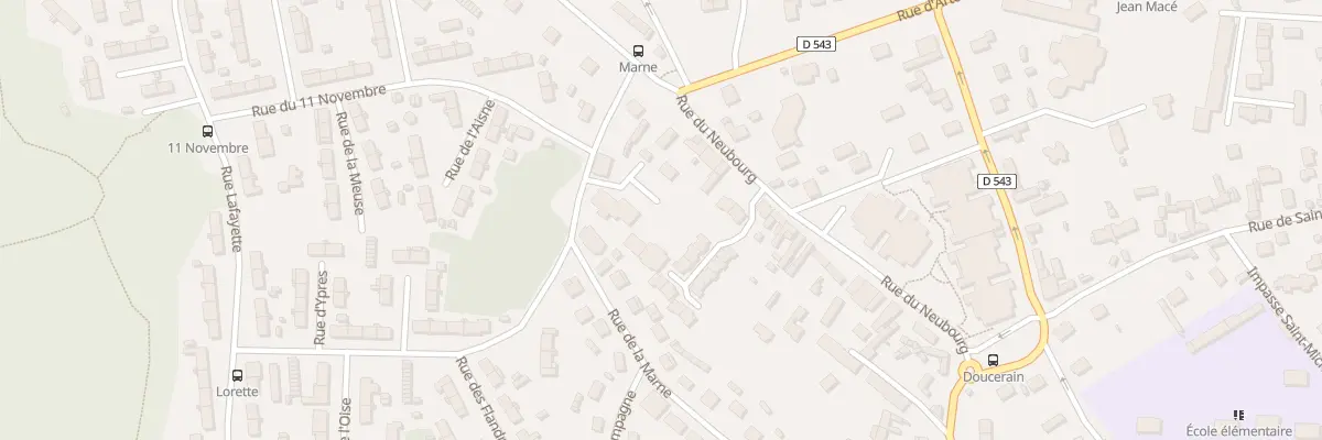 Plan du 23 Rue du Neubourg à Évreux