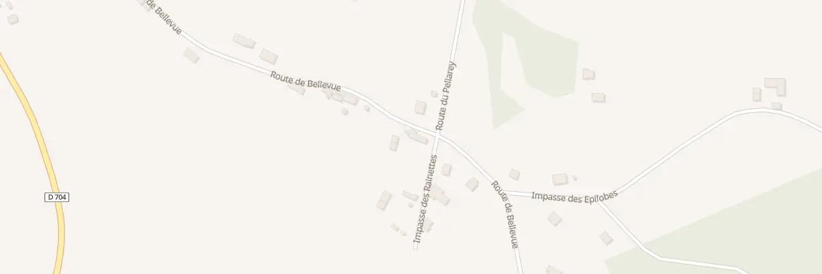 Plan du 540 Rte de Bellevue à Lanouaille