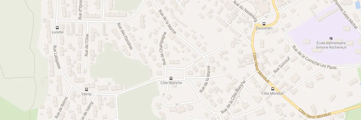 Plan du 26 Rue de la Côte Blanche à Évreux