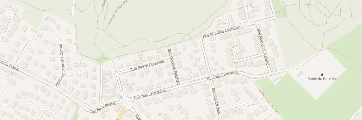 Plan du 6 Rue Gustave Flaubert à Bonsecours