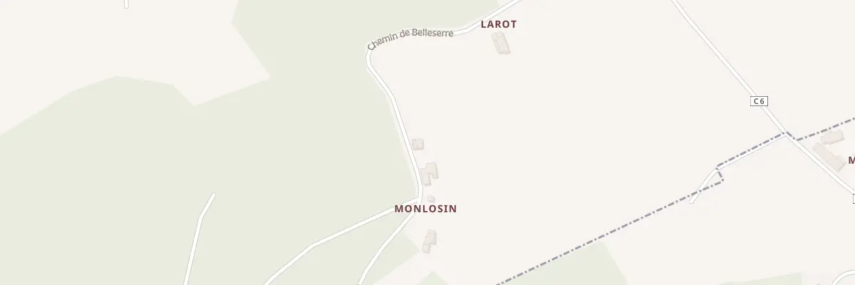 Plan de Monlosin à Beaupuy