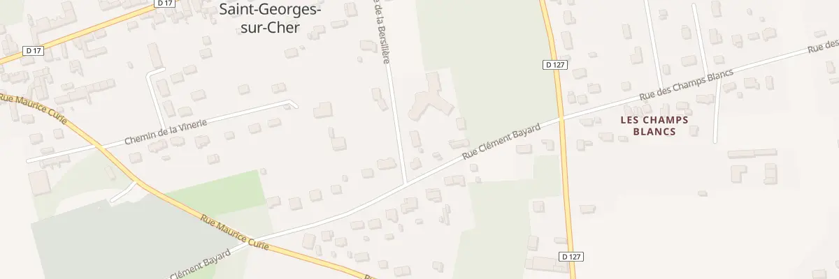 Plan du 10 Rue de la Bersilière à Saint-Georges-sur-Cher