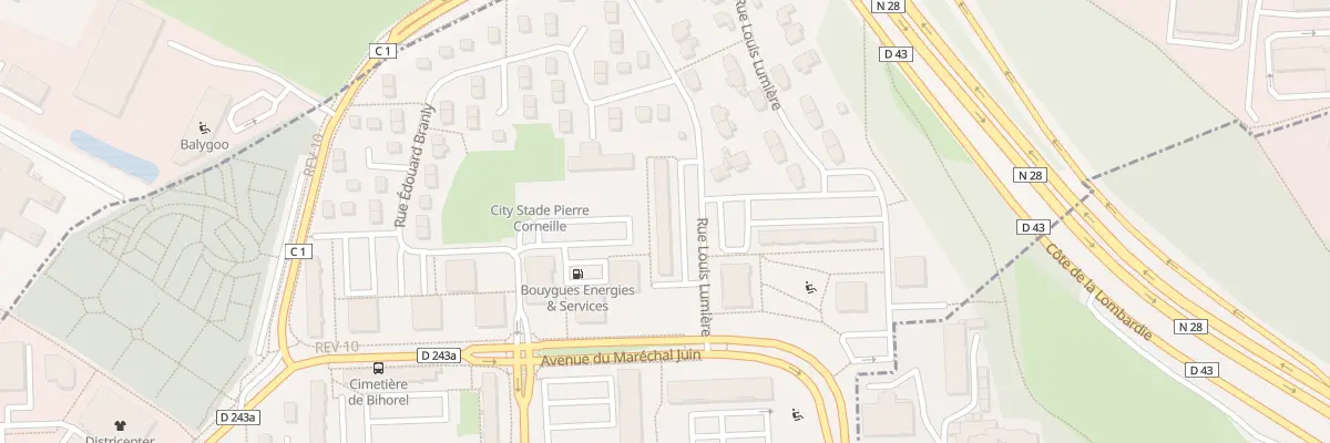 Plan du 103 Imm Picardie Rue L Lumiere à Bihorel