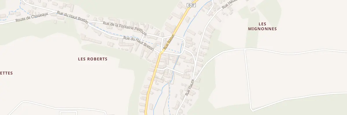 Plan du 2 Rue du Ponceau à Chissay-en-Touraine