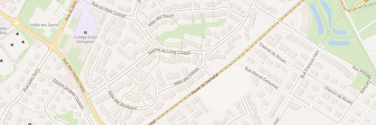 Plan du 28 Av du Long Corbeil à Bonsecours