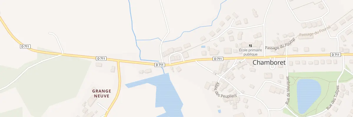 Plan du 46 Av du Huit Mai 1945 à Chamboret