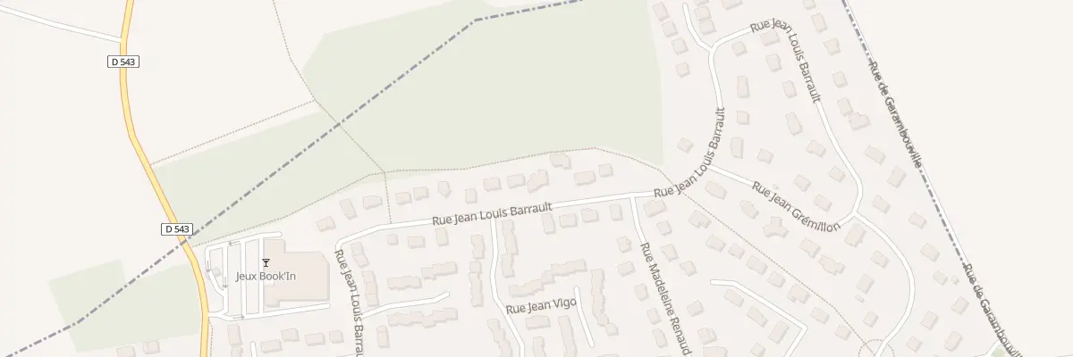 Plan du 19 Rue Jean Louis Barrault à Évreux