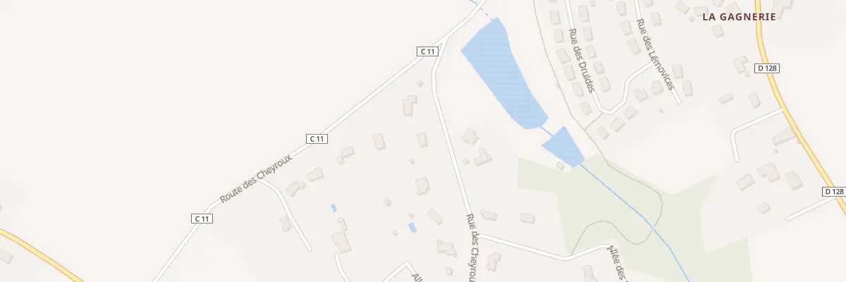 Plan du 4 Rue des Cheyroux à Saint-Gence