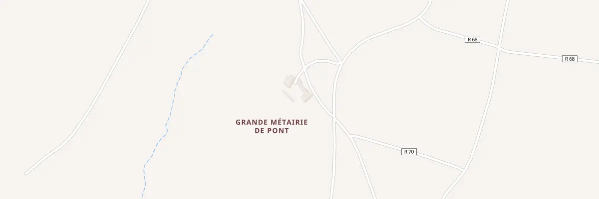 Plan du 138 Grande Metairie de Pont à Genillé