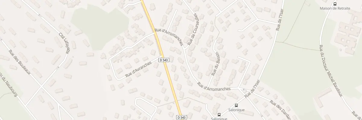 Plan du 10 Rue d’Arromanches à Évreux