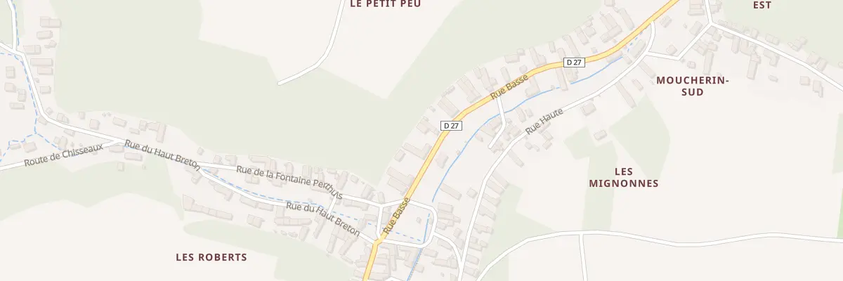 Plan du 35 Rue Basse à Chissay-en-Touraine