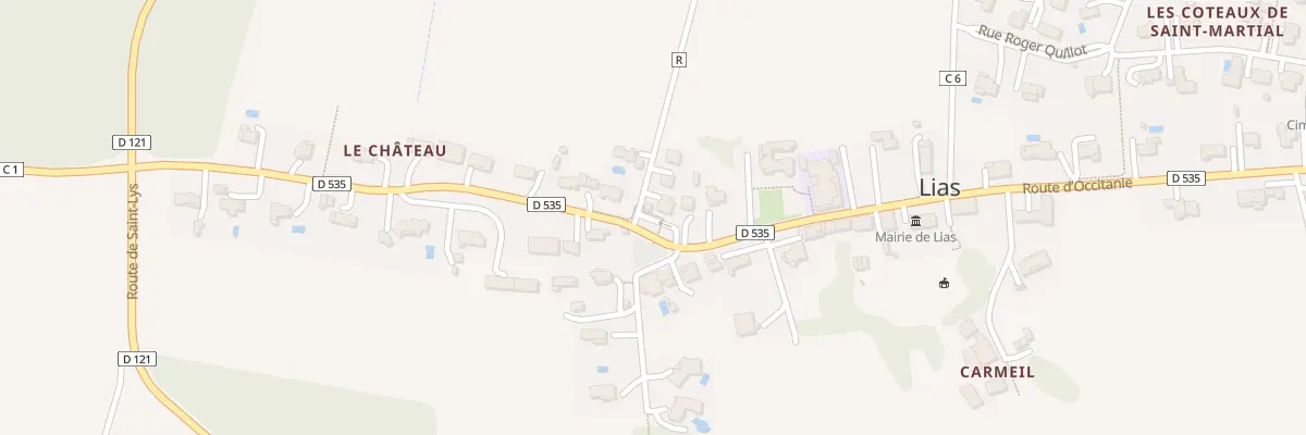 Plan du 5044 Au Village à Lias