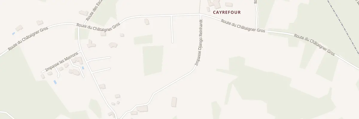 Plan du 597 Les Escloux à Castelnaud-la-Chapelle