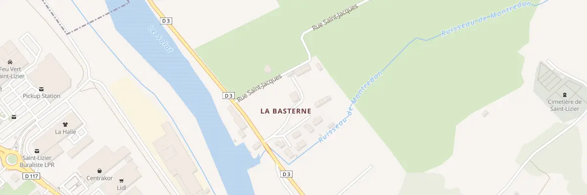 Plan du 4 La Basterne à Saint-Lizier