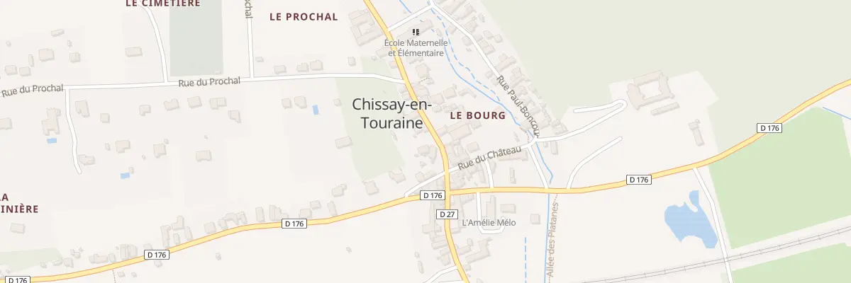 Plan du 5A Rue Etienne Denis à Chissay-en-Touraine