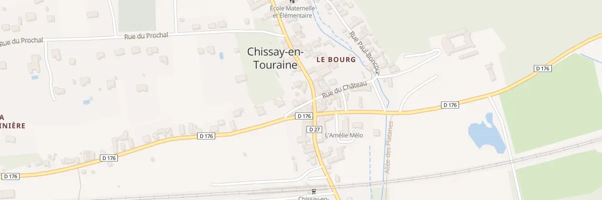 Plan du 10 Rue du Château à Chissay-en-Touraine