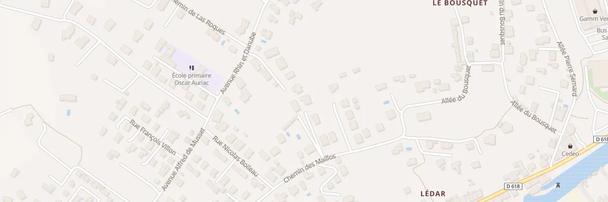 Plan du 9034 Rue Parmentier à Saint-Girons