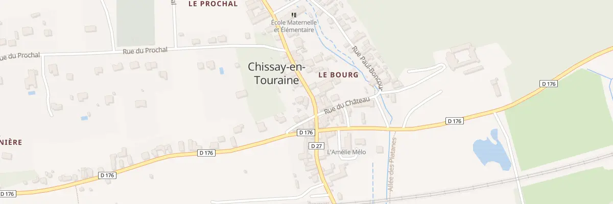 Plan du 3 Rue Etienne Denis à Chissay-en-Touraine