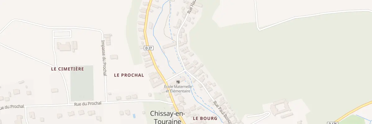 Plan du 2 Rue Haute à Chissay-en-Touraine