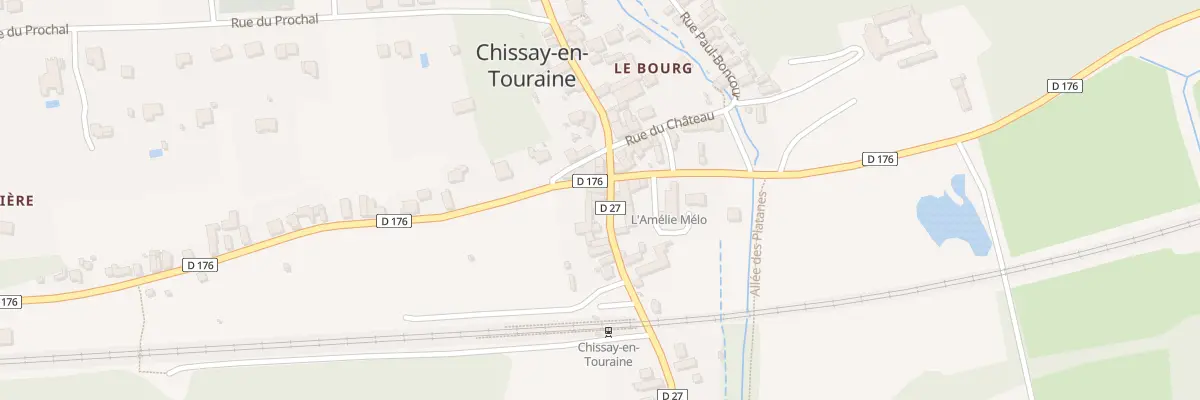 Plan du 2 Rue de la Gare à Chissay-en-Touraine
