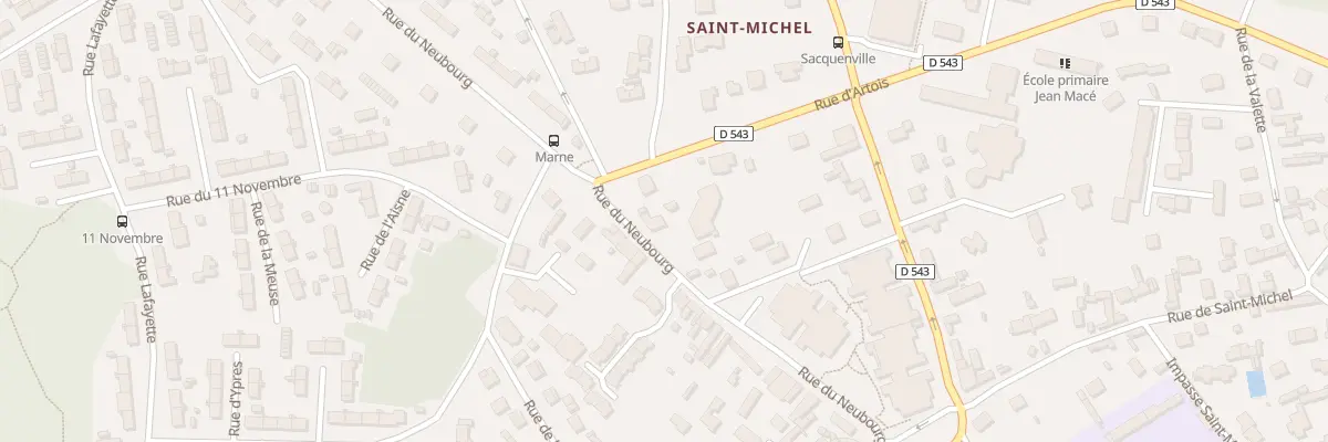 Plan du 8 Rue du Neubourg à Évreux